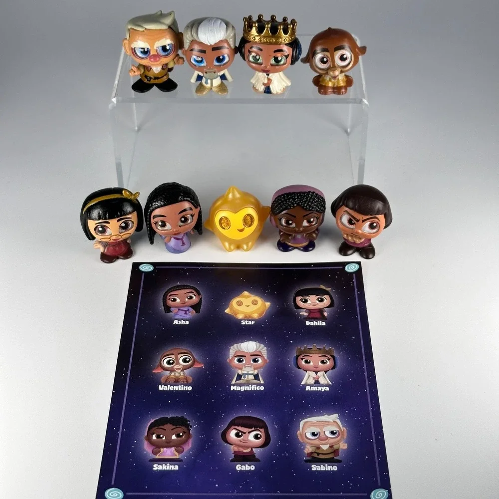 Disney Doorables WISH Complete Set of 9 Star Asha Valentino Special‎ Edition NEW